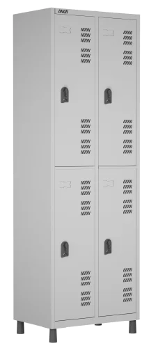 Roupeiro de aço P4 - Locker com Fechadura ou pitão - 1820x625x420mm