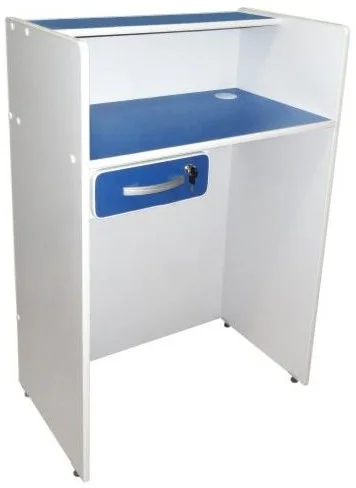 Balcão caixa GM - 1 gaveta com chave mdp 15mm acabamento em perfil