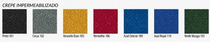 Revestimento A - Crepe impermeabilizado e POL (poliester)